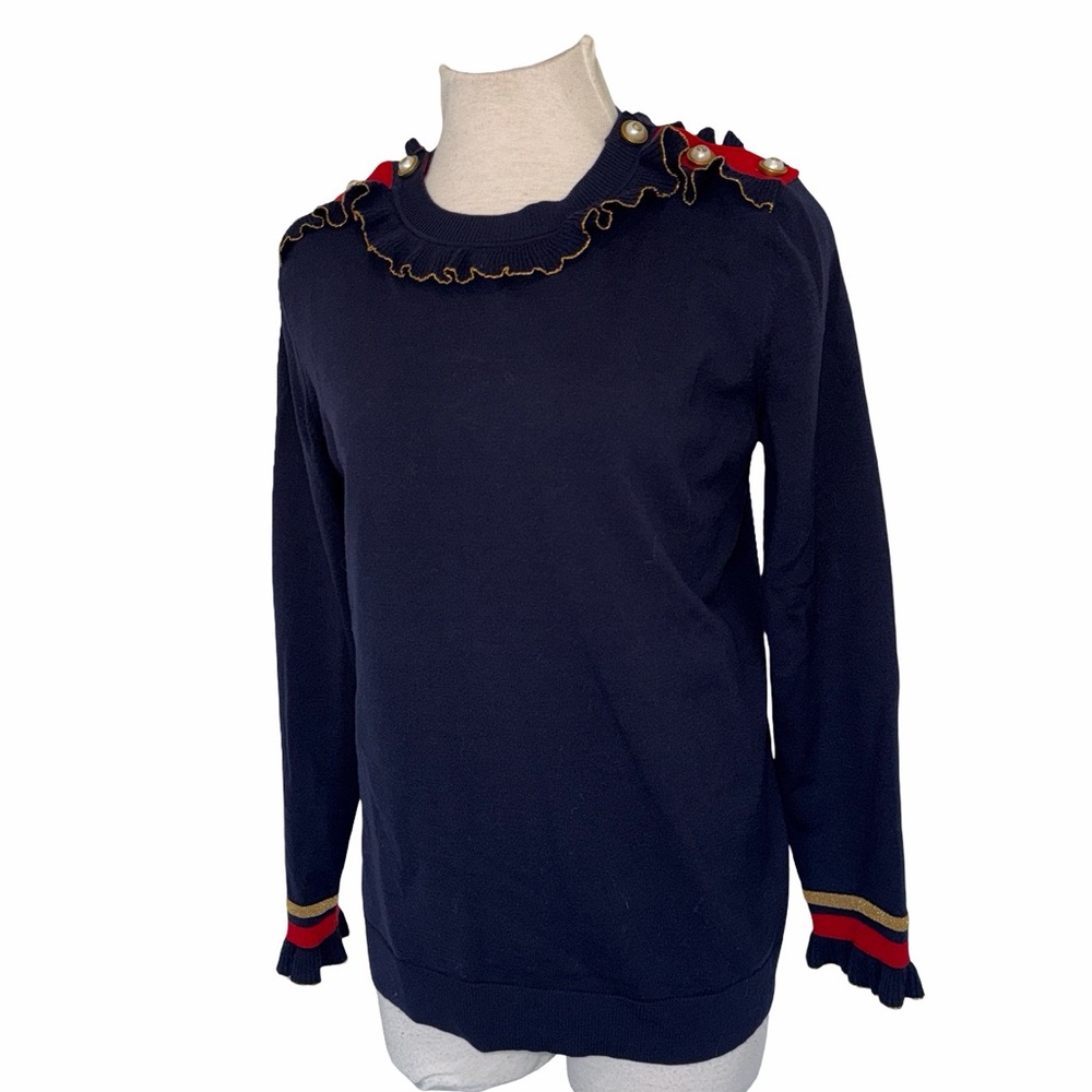 Gucci Navy Knit Sweater